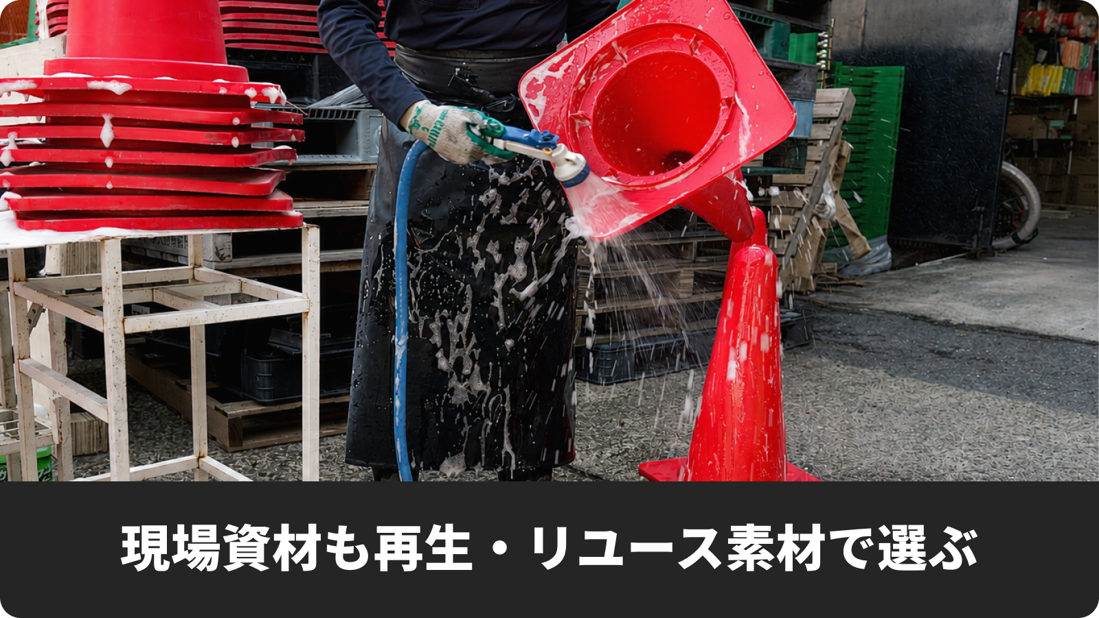 現場資材もSDGsの時代へ｜再生・リユース素材で選ぶ工事用品ガイド
